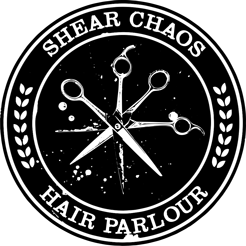Shear Chaos Salon & Barbering Co. Badge
